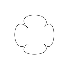 Abstract Outline Shape