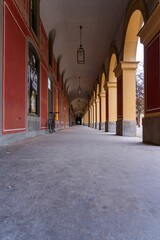 Obraz premium Vertical shot of the corners in Munich, Bavaria, Germany