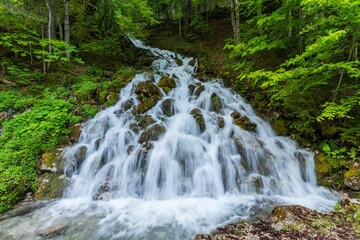 Fototapeta premium Beautiful view of a waterfall