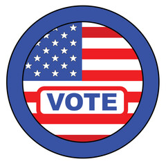 USA Vote Button