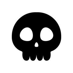 Cute Skull icon Isolated Vector Illustration