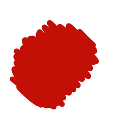 red square paint brush stroke romance color