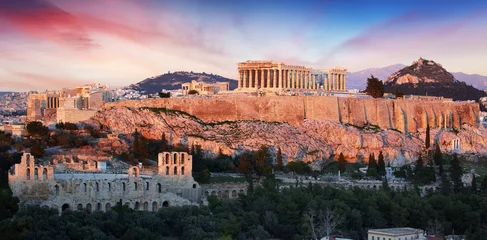 Gardinen Athens - Acropolis at sunset, Greece © TTstudio