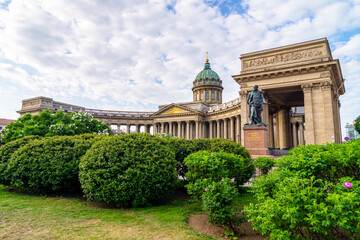 Obraz premium St. Petersburg, Russia - may 2023: Kazan (Kazansky) Cathedral. Spring Saint Petersburg.
