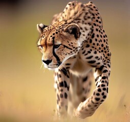 Fototapeta na wymiar portrait of a cheetah