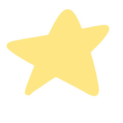 yellow star paint brush stroke romance color