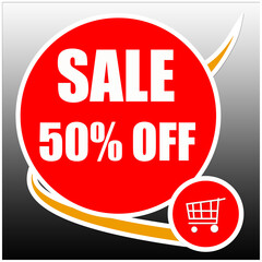 SALE 50 % OFF 2023 LOGO
