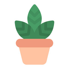 plant flat icon