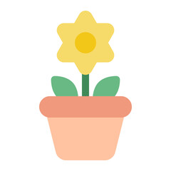 plant flat icon