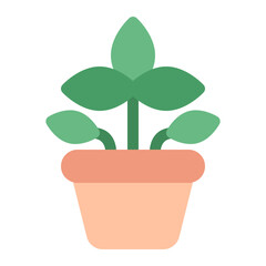 plant flat icon