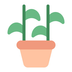 plant flat icon