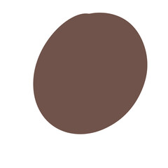 brown circle paint brush stroke autumn color