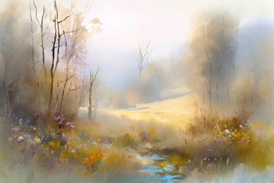  landscape watercolor -Ai