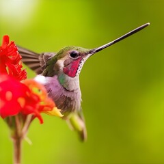 Fototapeta premium Hummingbird on a flower