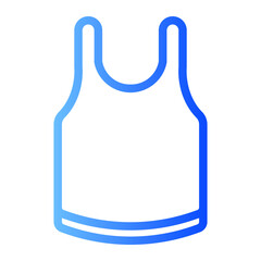 Sleeveless gradient icon