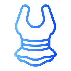 swimsuit gradient icon