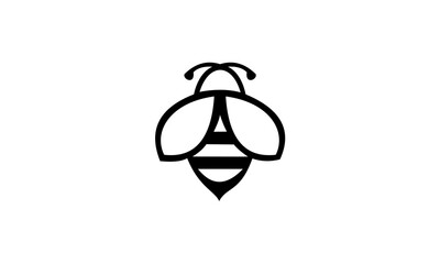 bee logo vector