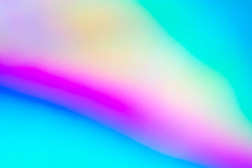 Abstract blur holographic rainbow foil iridescent background