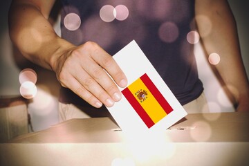Spanish political vote concept