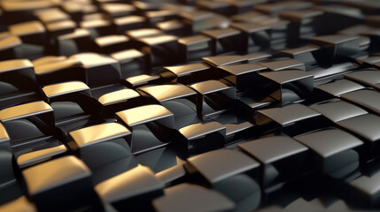 Fototapeta premium Ethereal Reflections: A Harmonious Interplay of Light and Shadow. Generative AI