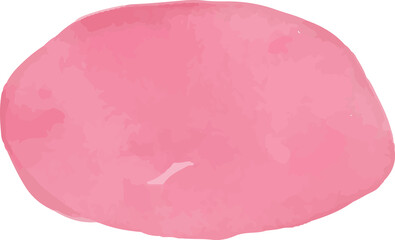 Pink Abstract Shape Watercolor