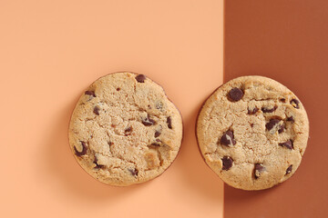 Cookies with chocolate