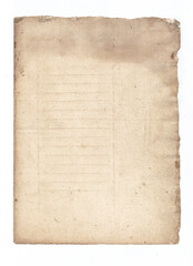 old paper with a transparent border