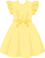 dress, clothes for girls, vector illustration