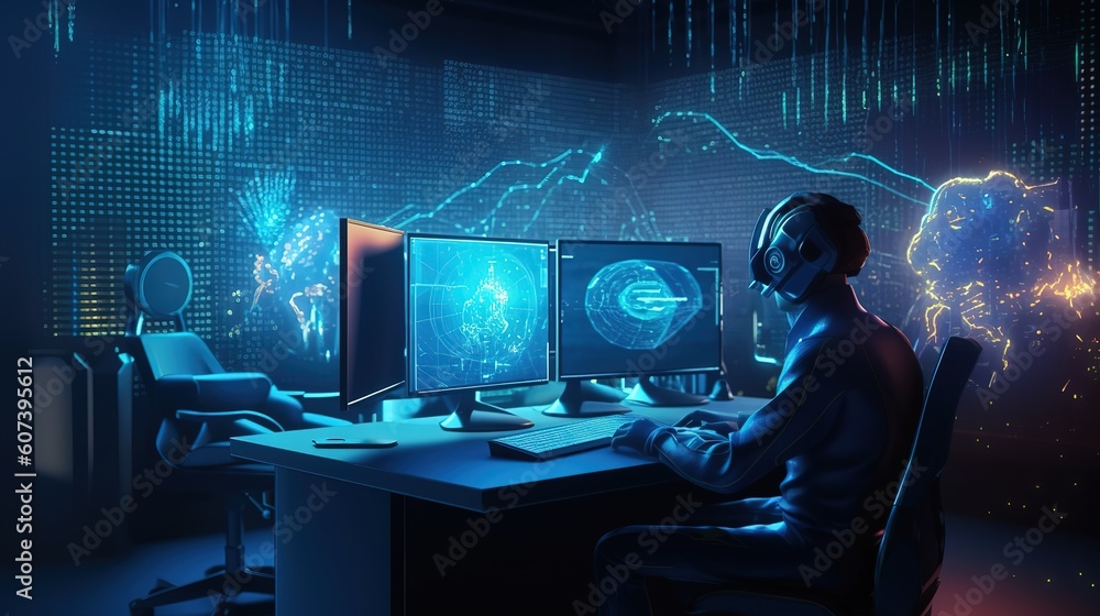 Poster Agile software development.Generative AI