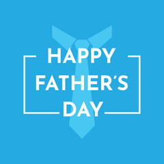 Happy Father's Day poster or banner template, greetings and presents for Father's Day