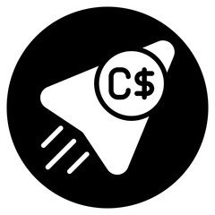 nicaragua glyph icon