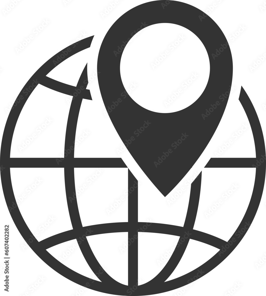 Poster map icons. marker pointer. pin location vector icon. gps navigation symbol.