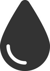 Drop water icon vector isolated design element