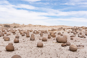 Paisaje de San Juan Argentina campo de bochas Ischigualasto
