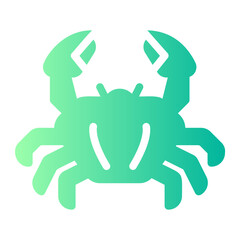 crab gradient icon