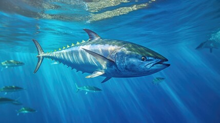 blue tuna - obrazy, fototapety, plakaty