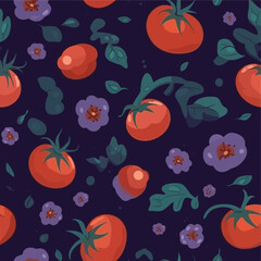 Seamless Colorful Tomato Pattern.

Seamless pattern of tomatos in colorful style. Add color to your digital project with our pattern!