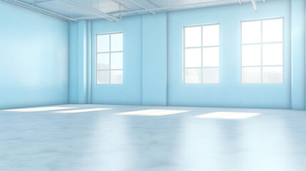 Fototapeta premium Atelier blue color