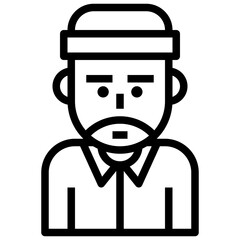 people line icon,linear,outline,graphic,illustration