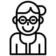 samurai line icon,linear,outline,graphic,illustration