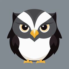 Cute vector illustration of an eagle