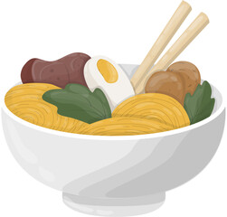 Noodles and meatballs 