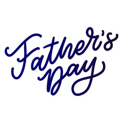 happy father day lettering typography