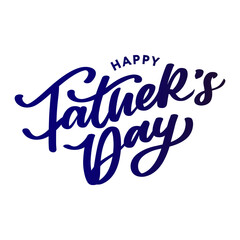 happy father day lettering typography