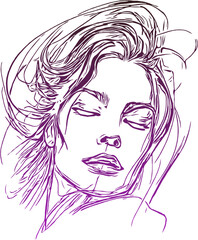 portrait of a woman. 