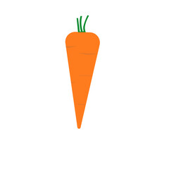 carrot isolated on white background