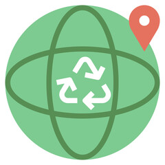recycle line icon,linear,outline,graphic,illustration