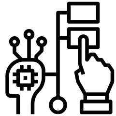 mandatory guides line icon,linear,outline,graphic,illustration