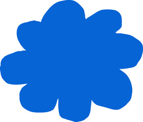 Blue Blob Flower