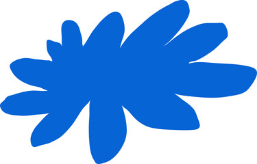 Fototapeta premium Blue Blob Flower